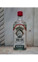 Bombay Dry Gin Imported from England - Vintage transparent bottle