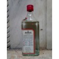 Bombay Dry Gin Imported from England - Vintage transparent bottle