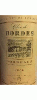 Chai de Bordes Rouge 2004 - Bordeaux, France - Cheval Quancard 